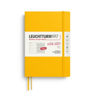 LEUCHTTURM1917 Medium (A5) Weekly Planner 2027 & Notebook Soft cover 18 maanden
