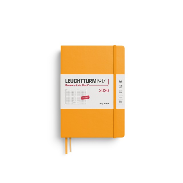 LEUCHTTURM1917 Medium (A5) Daily Planner 2026 dotted