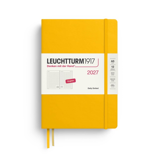 LEUCHTTURM1917 Medium (A5) Daily Planner 2027 dotted