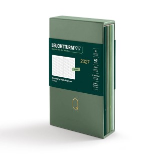 LEUCHTTURM1917 Pocket (A6) Daily Planner Quarterly 2027