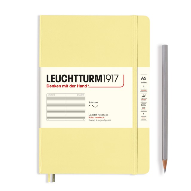 LEUCHTTURM1917 Smooth Colours Notebook (A5) Medium Softcover