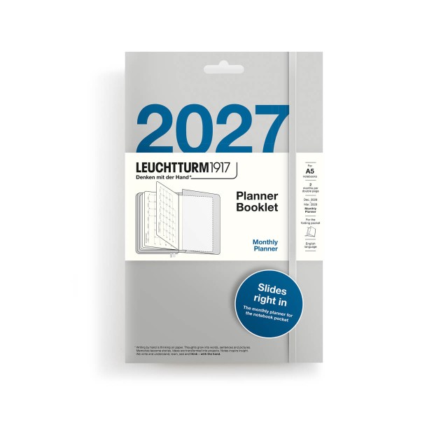 LEUCHTTURM1917 Medium Monthly Planner Booklet 2027