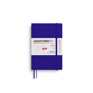LEUCHTTURM1917 Paperback (B6+) Monthly Planner 2026 & Notebook