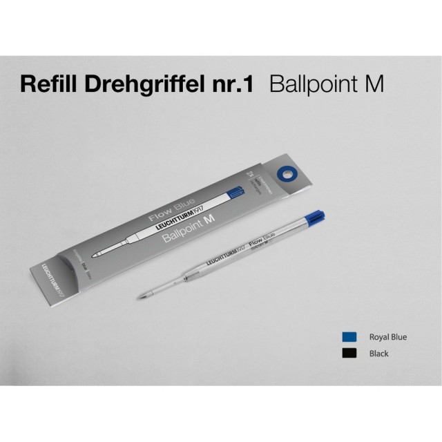 LEUCHTTURM1917 Refill double pack for Drehgriffel Nr. 1 Ballpoint refill -  M