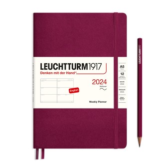 LEUCHTTURM1917 Medium (A5) Weekly Planner 2024 Softcover