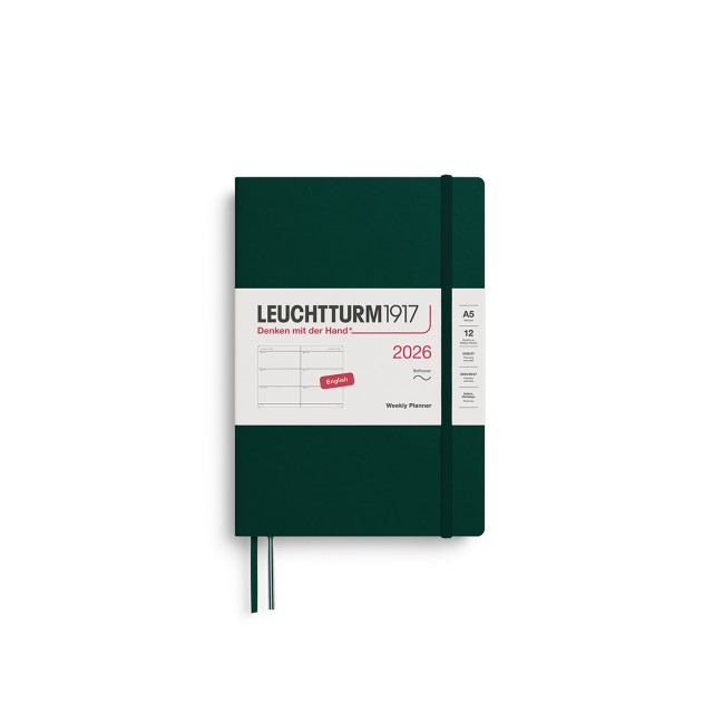 LEUCHTTURM1917 Medium (A5) Weekly Planner 2026 Softcover
