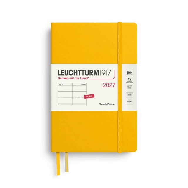LEUCHTTURM1917 Paperback (B6+) Weekly Planner 2027