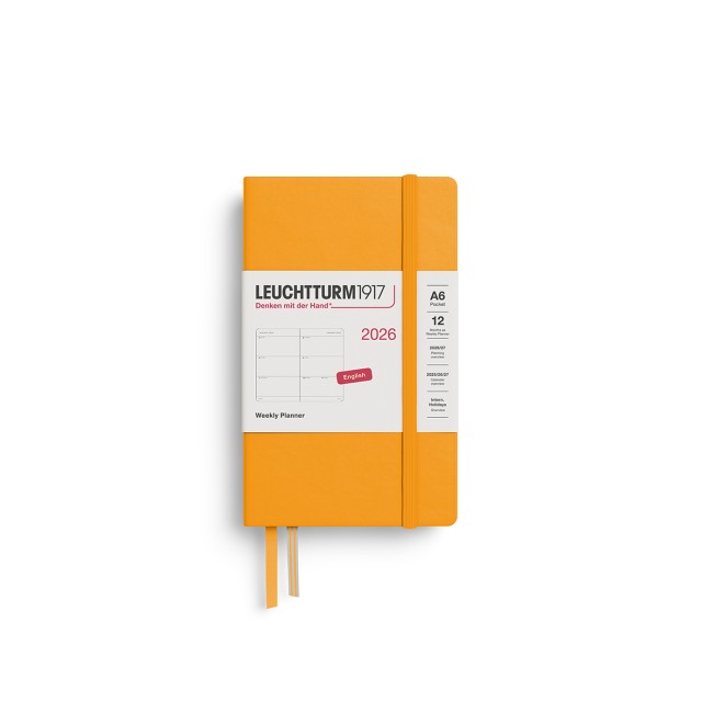 LEUCHTTURM1917 Pocket (A6) Weekly Planner 2026