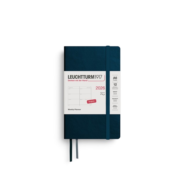LEUCHTTURM1917 Pocket (A6) Weekly Planner 2026 Softcover