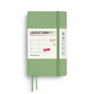 LEUCHTTURM1917 Pocket (A6) Weekly Planner 2027 Softcover