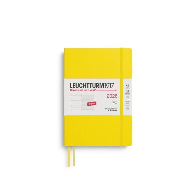 LEUCHTTURM1917 Medium (A5) Weekly Planner 2026 & Notebook Softcover