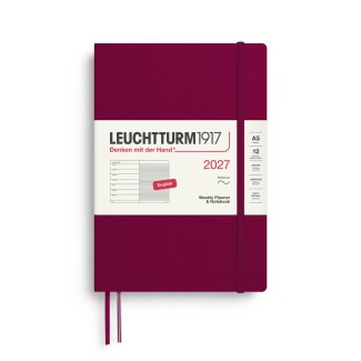 LEUCHTTURM1917 Medium (A5) Weekly Planner 2027 & Notebook Softcover