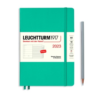 LEUCHTTURM1917 Medium (A5) Weekly Planner 2023 & Notebook