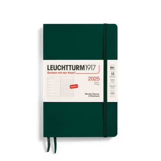 LEUCHTTURM1917 Paperback (B6) Weekly Planner 2025 & Notebook Softcover