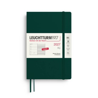 LEUCHTTURM1917 Paperback (B6+) Weekly Planner 2027 & Notebook Softcover