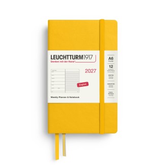 LEUCHTTURM1917 Pocket (A6) Weekly Planner 2027 & Notebook