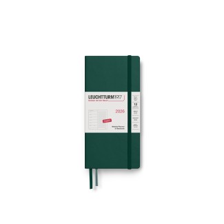 LEUCHTTURM1917 Weekly Planner 2026 & Notebook wallet dotted