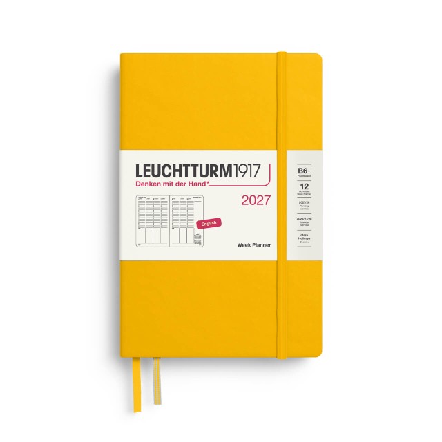LEUCHTTURM1917 Paperback (B6+) Week Planner 2027