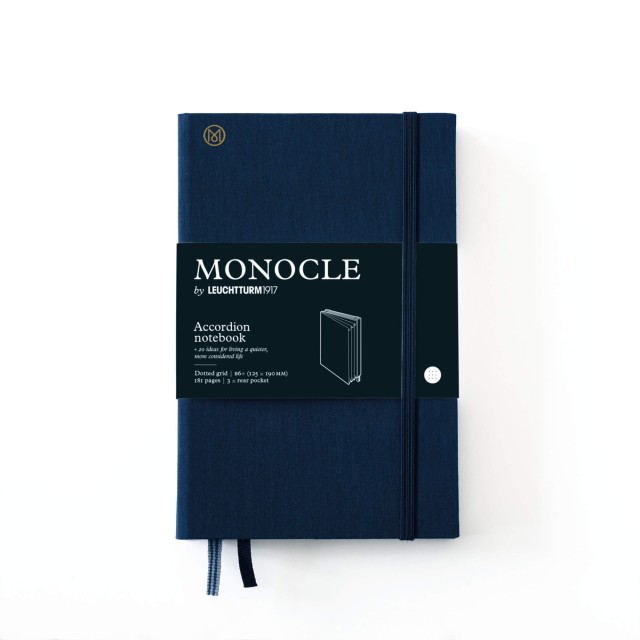 Monocle Wallet / Accordion Notebook (B6+) Paperback Hardcover