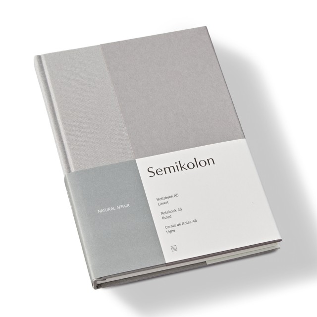 Semikolon Notebook A5 Natural Affair